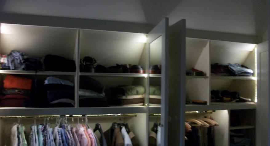 Wardrobe Lighting Installation