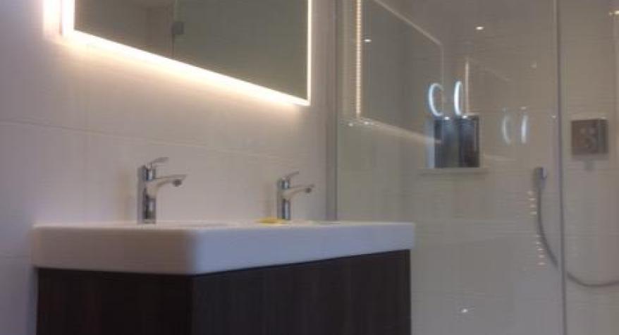 Bathroom lighting installation in Hampshir
