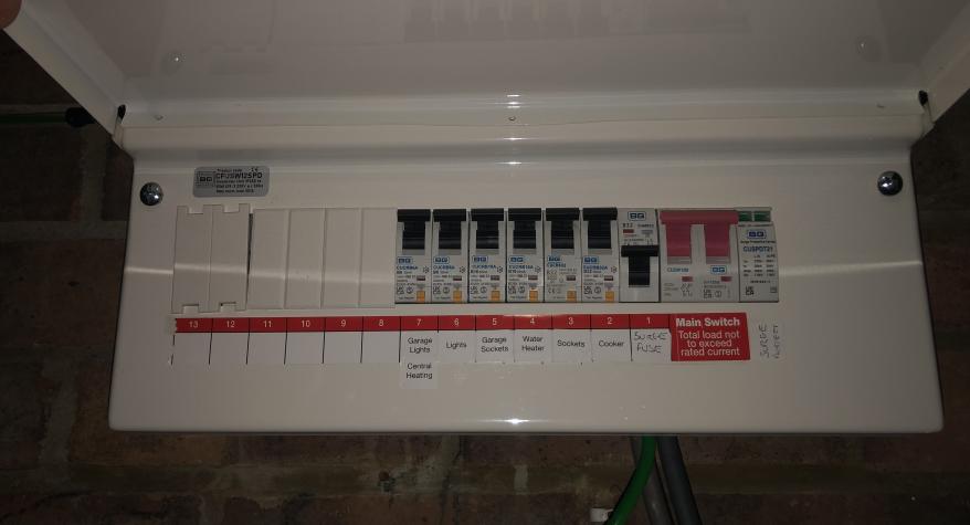 Fuse board / Consumer unit upgrade in Hampshire